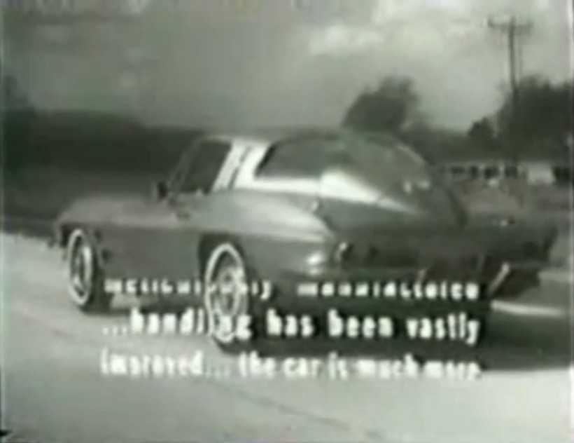 Old Chevrolet Corvette TV Commercial