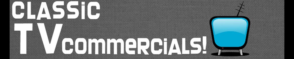 Classic TV Commercials channel banner with an image of an old TV set
