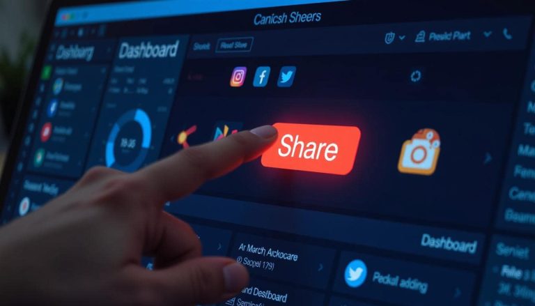 Sharing on social media