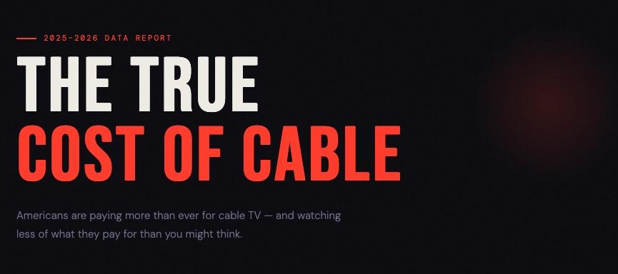What is the Average Cable TV Bill?