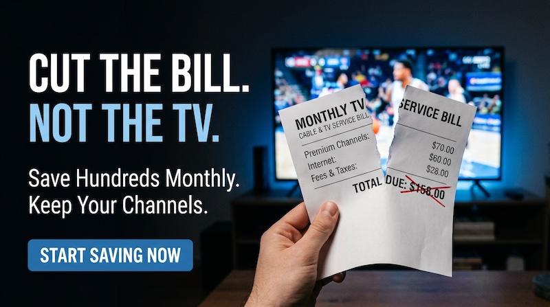 CUT THE BILL. NOT THE TV. Save Hundreds Monthly. Keep Your Channels. START SAVING NOW